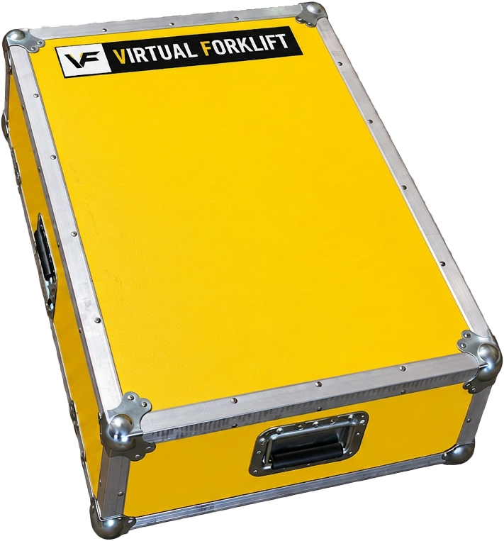 Fold N Go packed in its yellow travel case